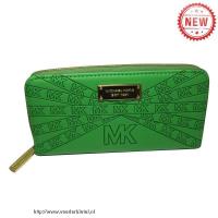 michael kors logo signature groot groen portefeuilles Outlet Almere Stad l0z64802